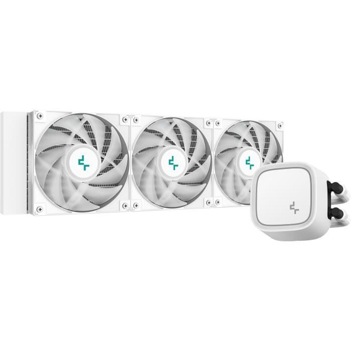 DEEPCOOL - LE720 - Watercooling AIO - Ventilateurs 120mm - Éclairage ARGB blanc Intel AMD - Blanc