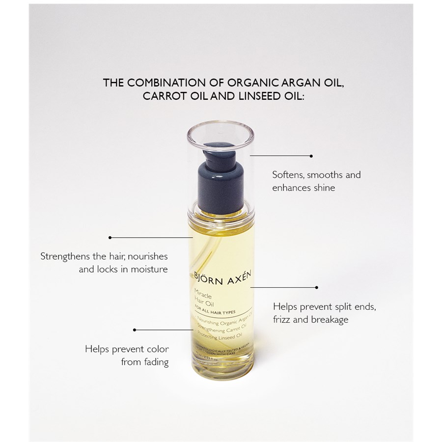 BJÖRN AXÉN Hair Oil Miracle Olio per capelli – 75 ml