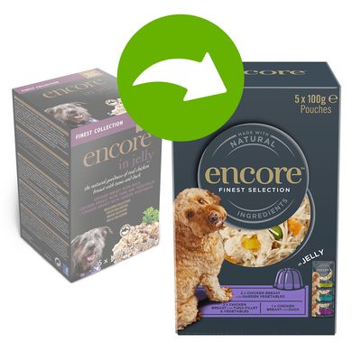 Encore Dog Jelly Pouch Multipack 100g
