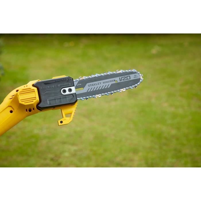 Podadora de pértiga inalámbrica Stanley Fatmax - SFMCPS415B-XJ - 18 V - Cadena de 20 cm - Hasta 4,5 m - Batería no incluida