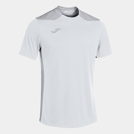 Camiseta Manga Corta Joma Championship Vi Blanco Gris