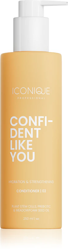 ICONIQUE Professional CONFIDENT LIKE YOU Condicionador hidratante e fortalecedor antiqueda e anti-afinamento capilar