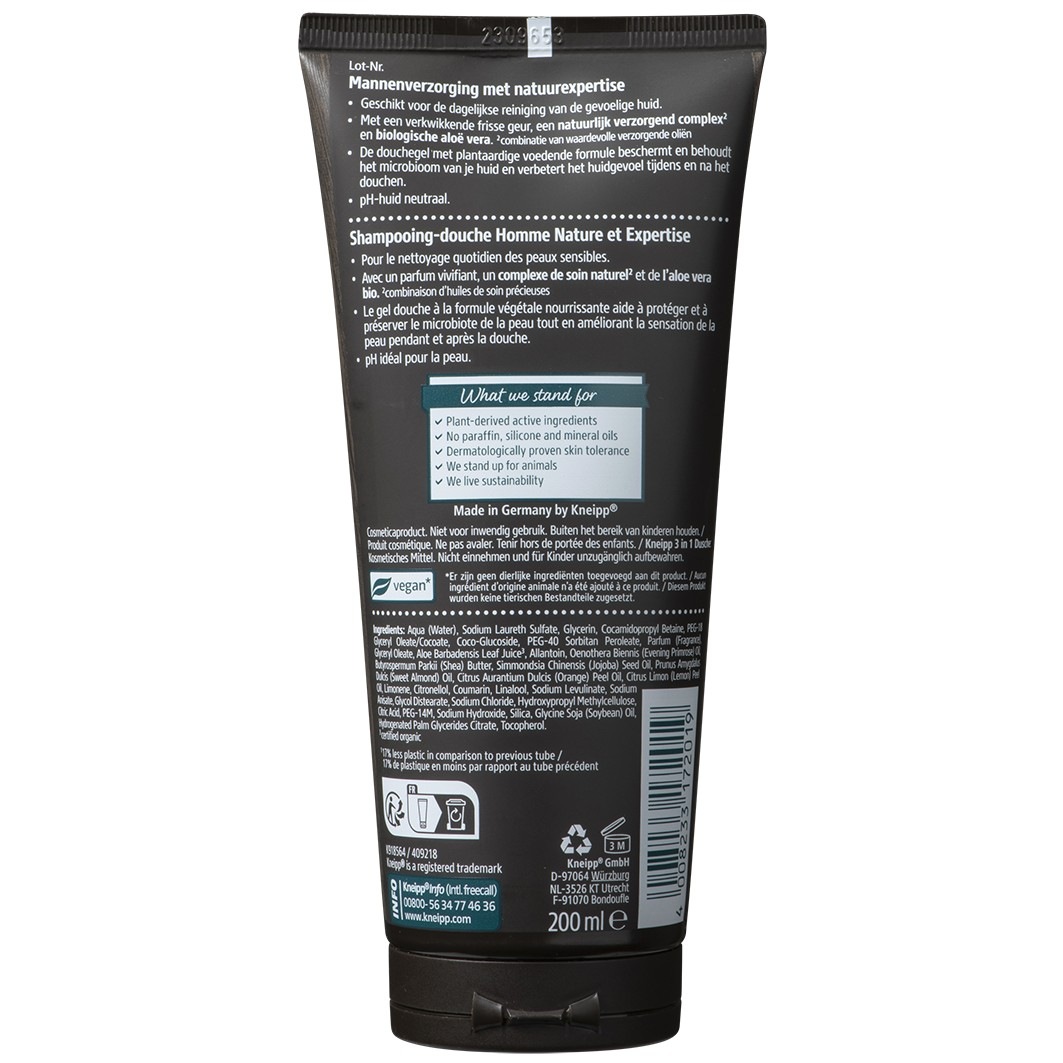 Kneipp Shower Gel Kneipp MEN Shower Gel Fresh 3-i-1 - 200 ml