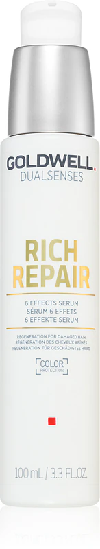 Sérum Goldwell Dualsenses Rich Repair para cabelos secos e danificados