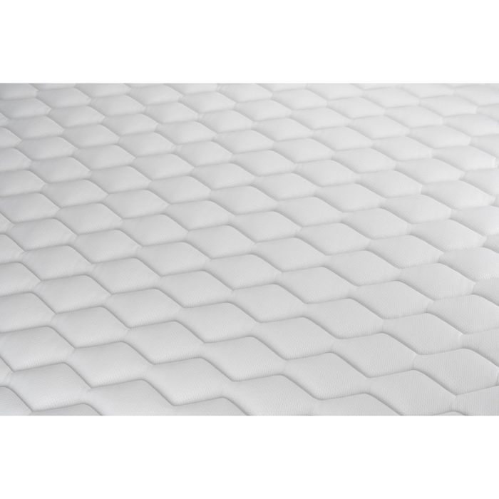 Mattress and bed base set 90x190 cm - Grey bed base (pre-assembled) - Vitalpower Grey