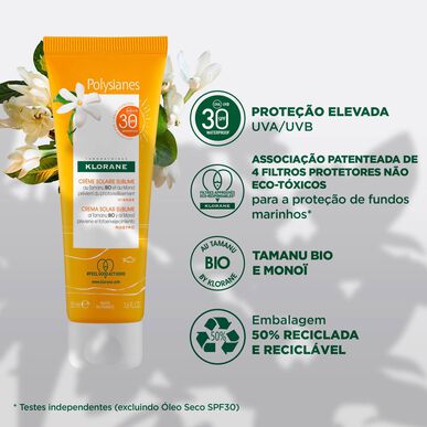 Klorane Sublimoiva aurinkovoide kasvoille SPF30 50 ml 50 ml