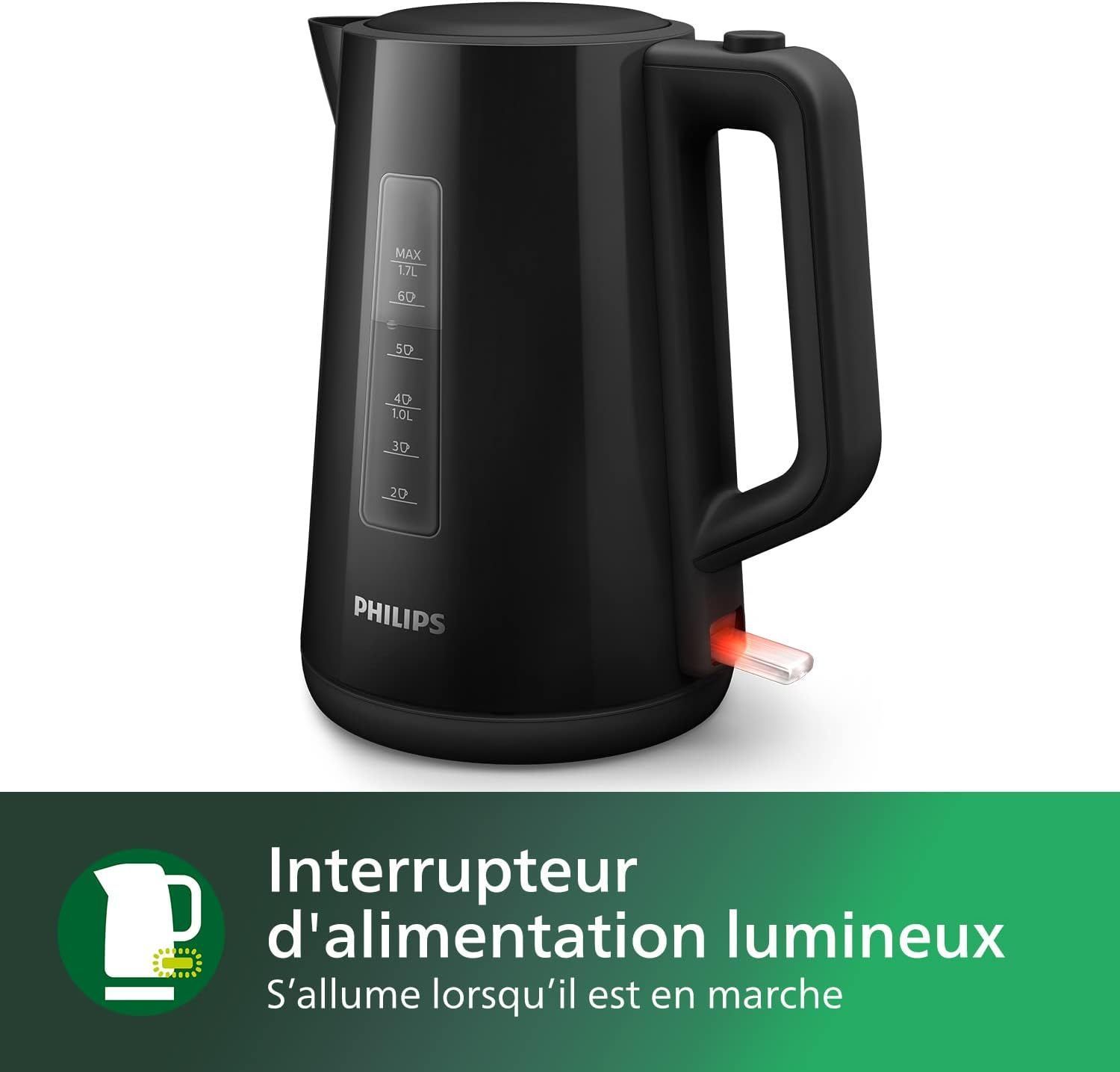 Electric Kettle - PHILIPS - HD9318/20 - Daily Collection - 1.7L - 2200W - Black