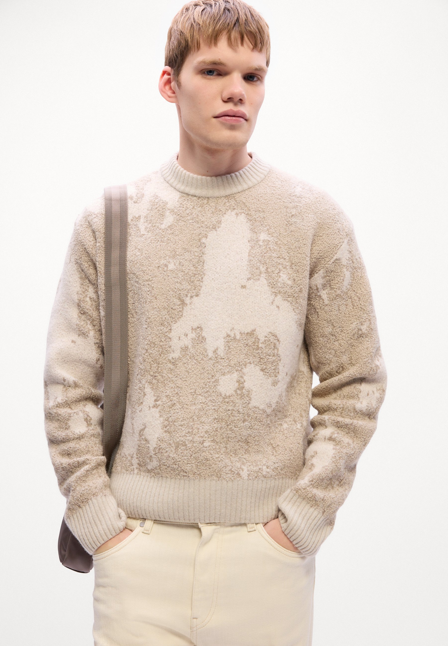 BOSS KRADAR - Pullover - hellbeige