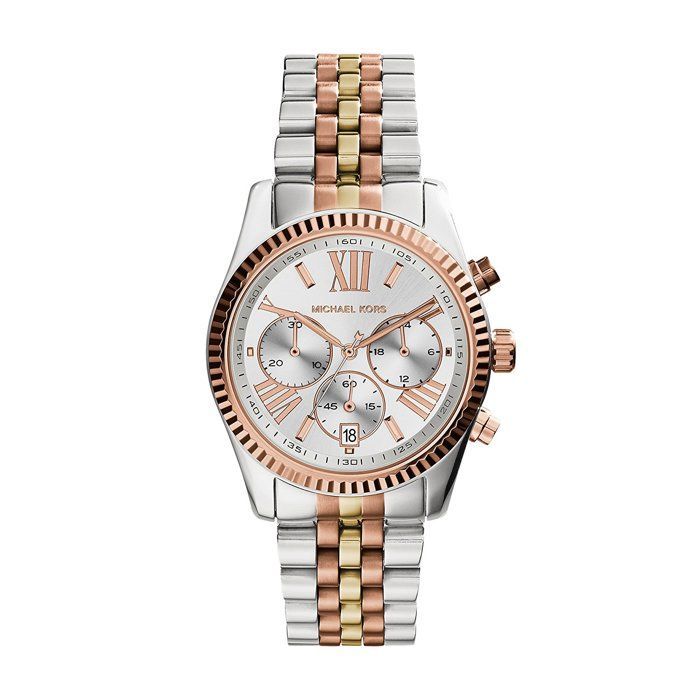 Dameshorloge - Michael Kors - Lexington MK5735 - Roségoud - Geelgoud - Quartz