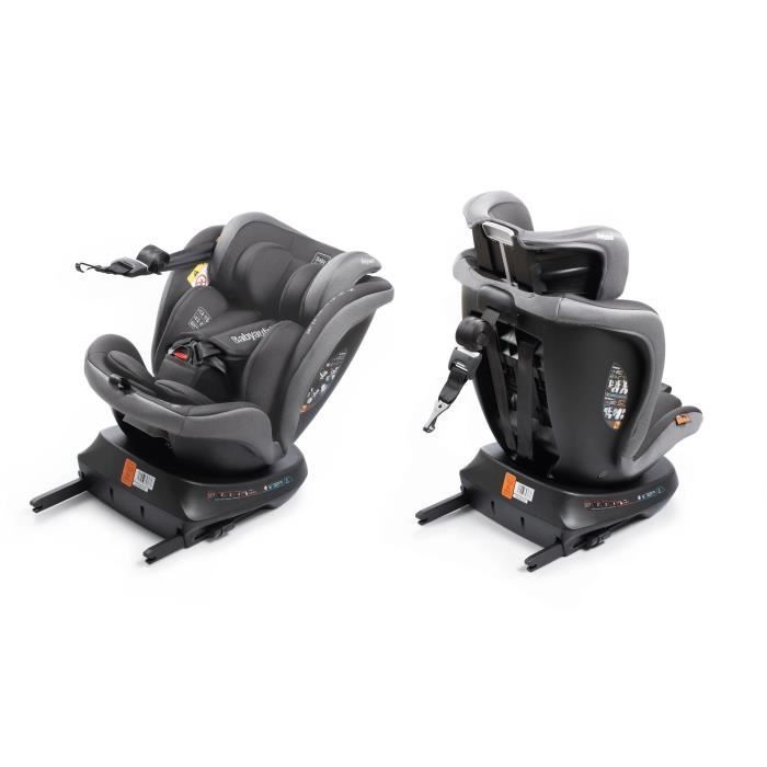 Bilbarnstol - BABYAUTO - RODIA - Grupp 0/1/2/3 - 40/150 cm - I-Size Plus - Isofix - Vridbar - Liggbar - Förminskning - Grå