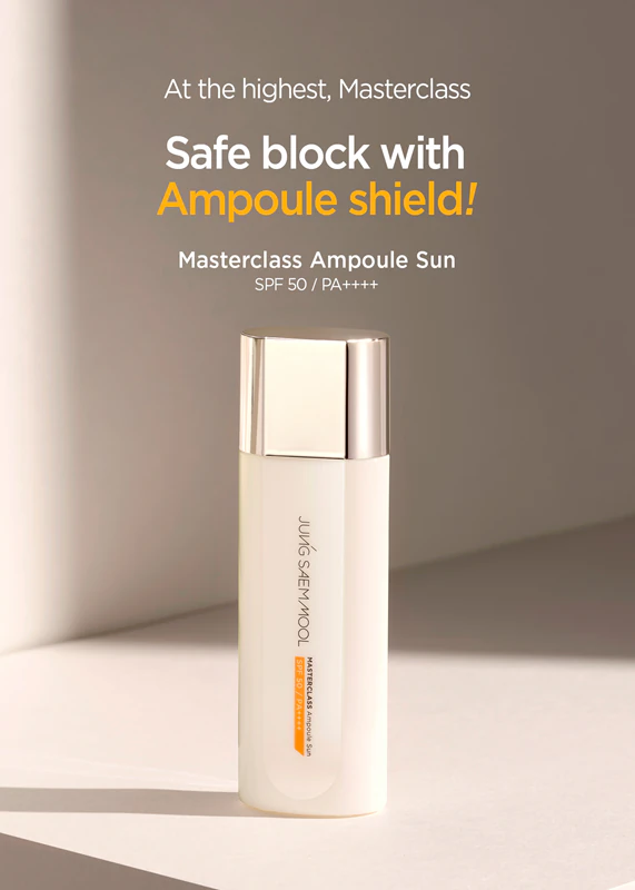 JUNG SAEM MOOL Masterclass Ampoule Sun SPF 50+ sérum hidratante com efeito iluminador