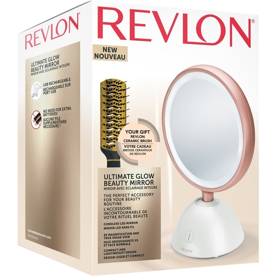 Revlon Ultimate Beauty Make-up-Spiegel, wiederaufladbar i kabellos – 1 št.