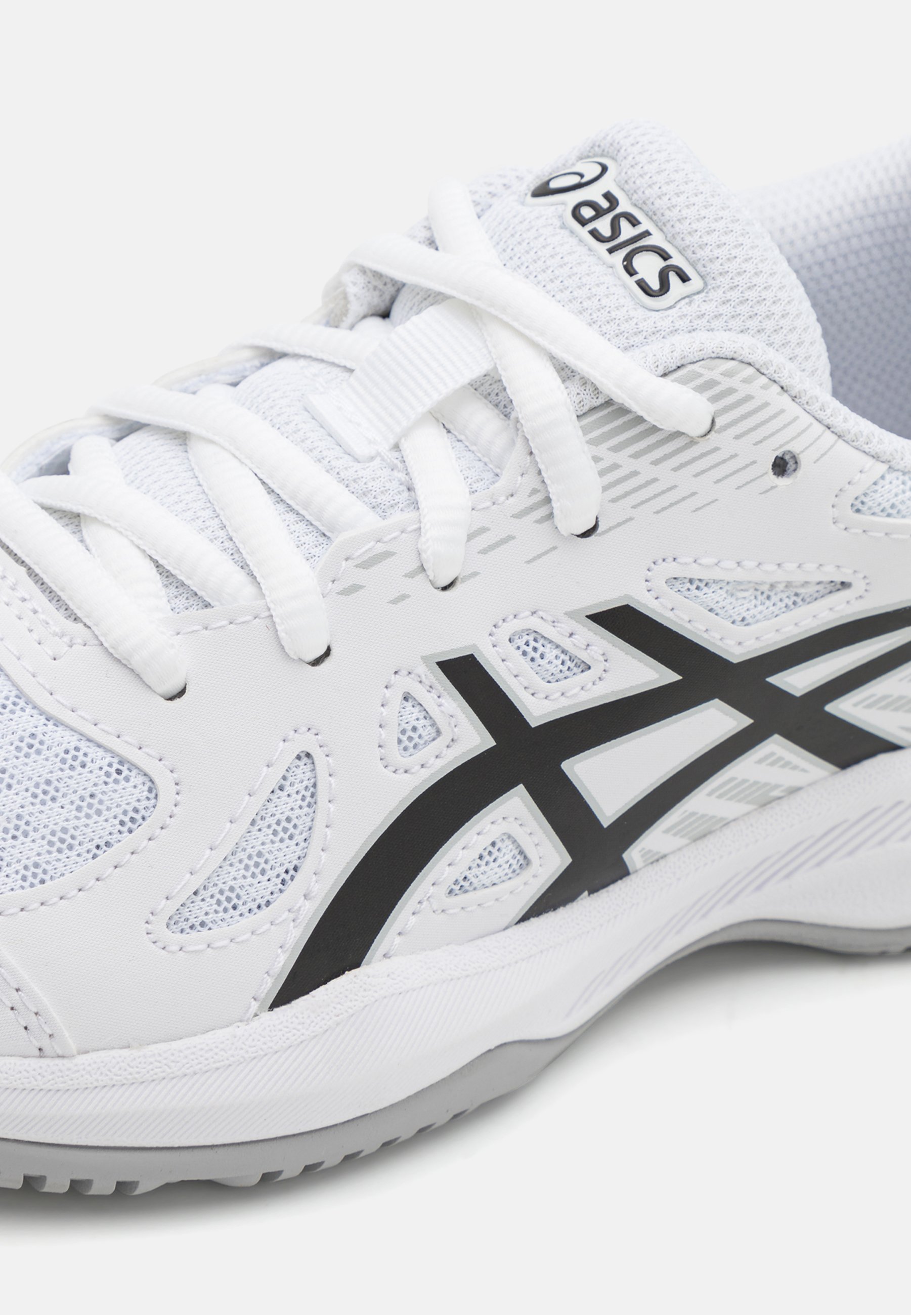 ASICS UPCOURT 6 UNISEX - Handbalschoenen - wit/zwart