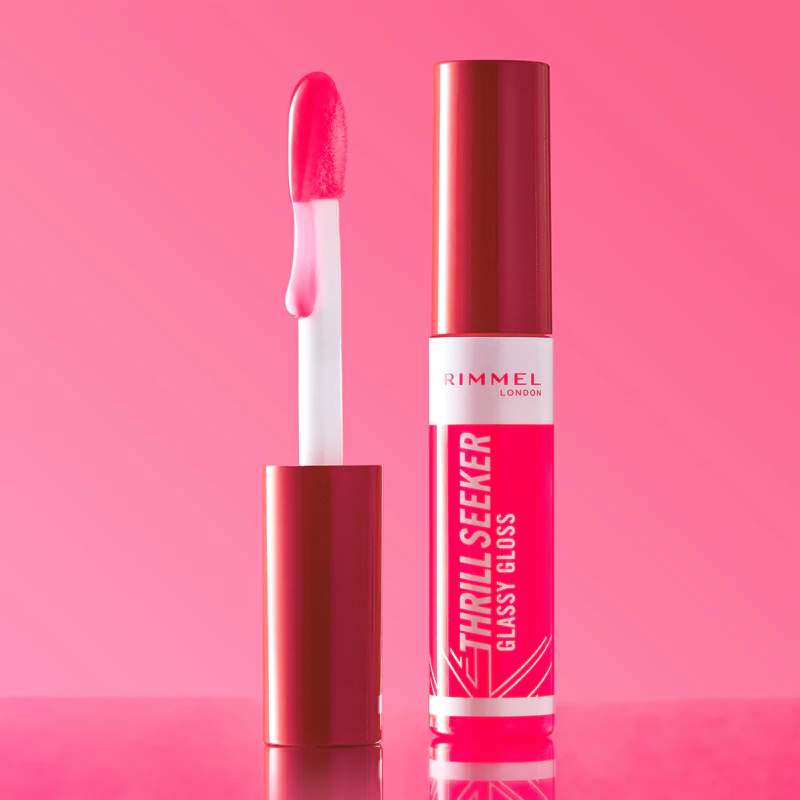 Gloss labial volumizador Rimmel Thrill Seeker Glassy Gloss