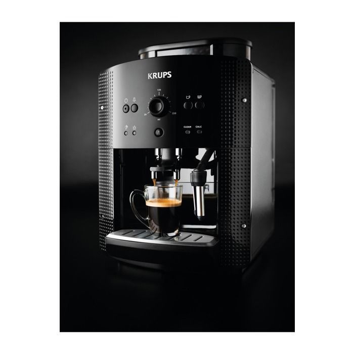 Krups Essential Black EA81R870R Refurbished Espresso Machine with Grinder
