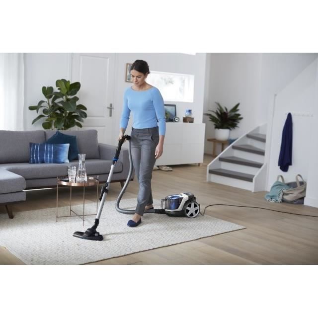 Aspiradora compacta sin bolsa Philips PowerPro - FC9332/09 - 900 W - Filtro antialérgico H13 - Clase energética A