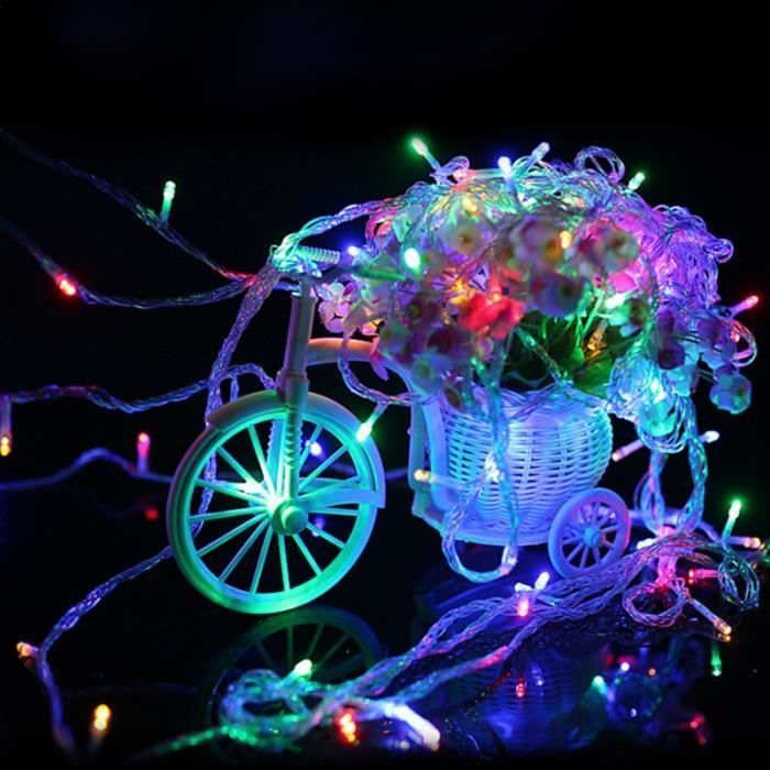 Guirnalda de luces LED para exteriores de 30 m/300 LED, AC220V, 8 modos, ideal para decoración de fiestas, Navidad, cumpleaños, árbol de Navidad y bodas (RGB).