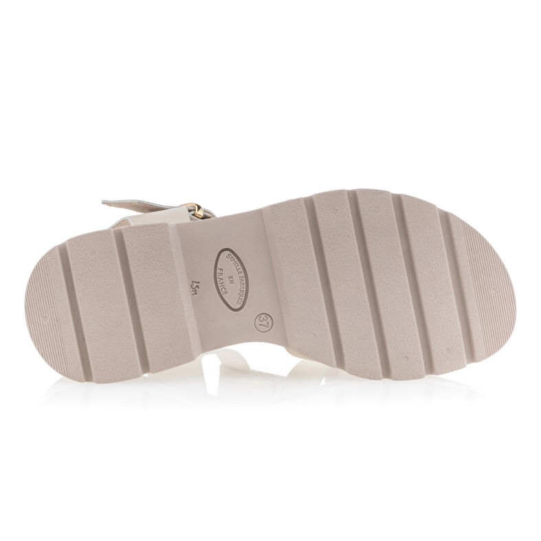 Beige sandaler / åben tå sko til kvinder