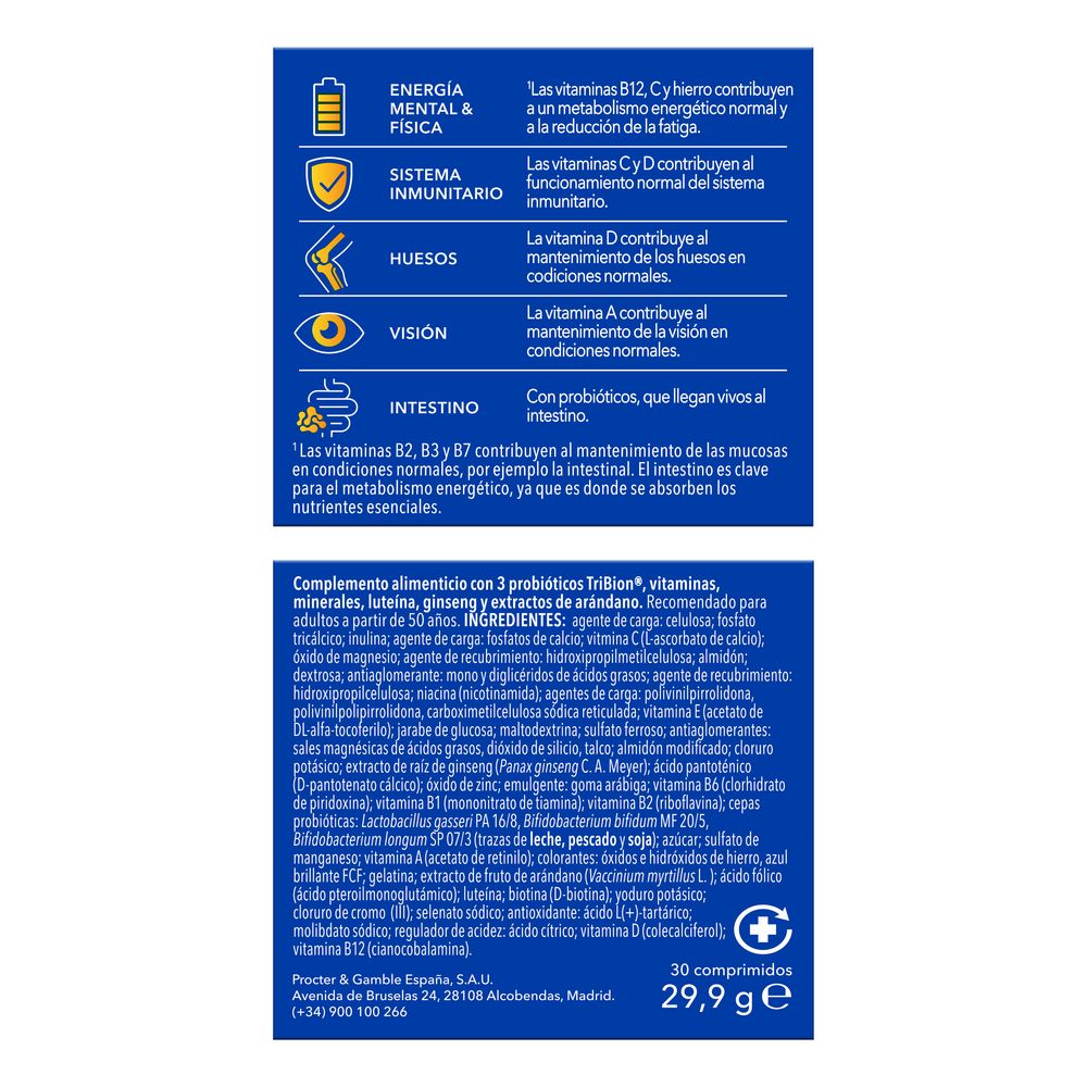 Energia 50 tabliet Vitamíny a minerály
