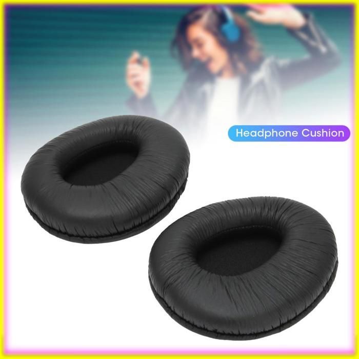 Almohadillas para auriculares Keenso, color negro, 2 unidades. Almohadillas para auriculares, funda de esponja, compatibles con proyectores de vídeo.