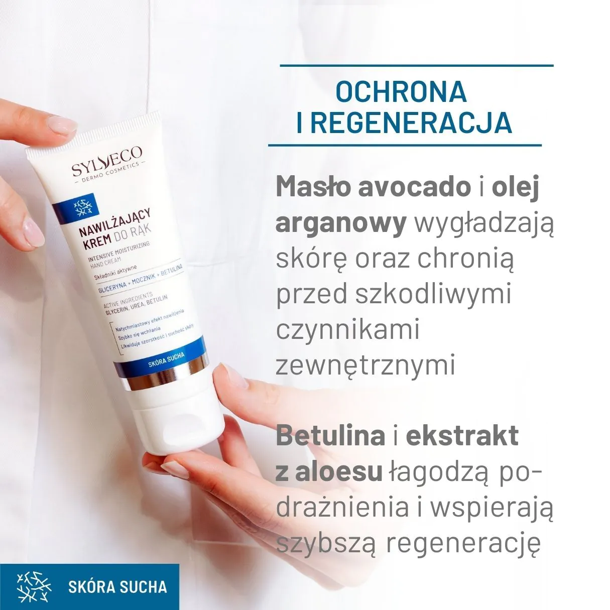 Sylveco Dermo Nawilżający krem do rąk