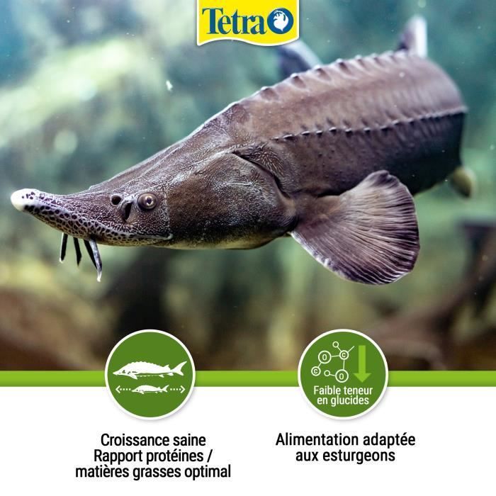 Palitos Tetra para esturión de estanque - Alimento completo para esturión de estanque 1 L