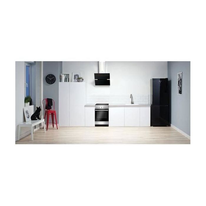 AMICA ACV6003S Keramik-Kochfeld 60x60 cm Silber