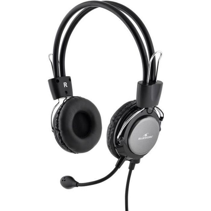 Headset-microfoon - BLUESTORK - MC201 - Compatibel met Windows/Mac/smartphone/tablet