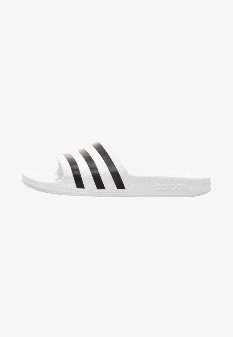 adidas Sportswear ADILETTE AQUA - Muiltjes - wolkwit kernzwart wolkwit