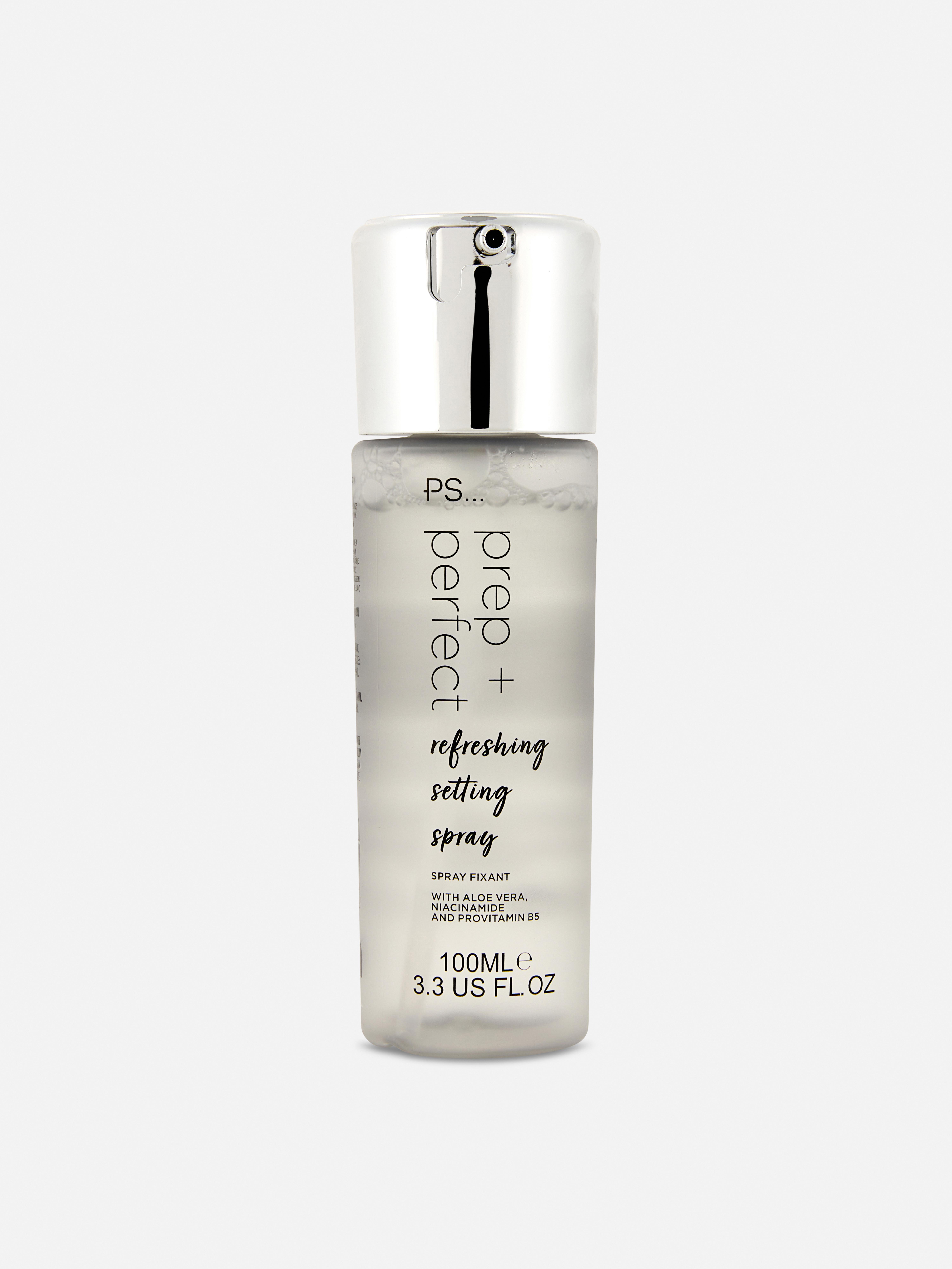 PS... Spray fixator Prep + Perfect Rafinează-ți îngrijirea pielii cu acest spray fixator cu aloe vera, niacinamidă și provitamina B5.