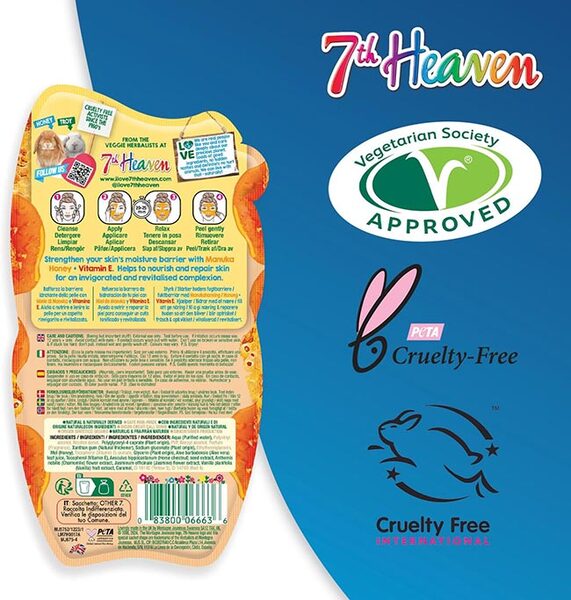 7th Heaven Manuka-Honig-Peel-Off-Maske mit Vitamin E, 6er-Packung