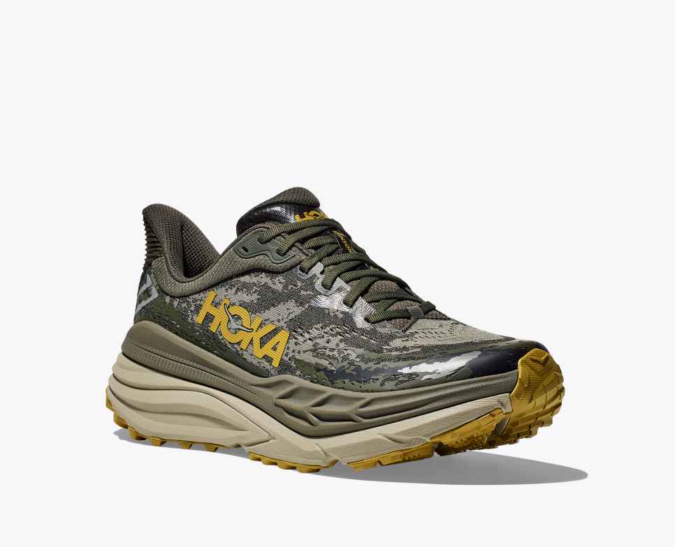 HOKA Stinson 7 Olive Haze / Forest Cover
