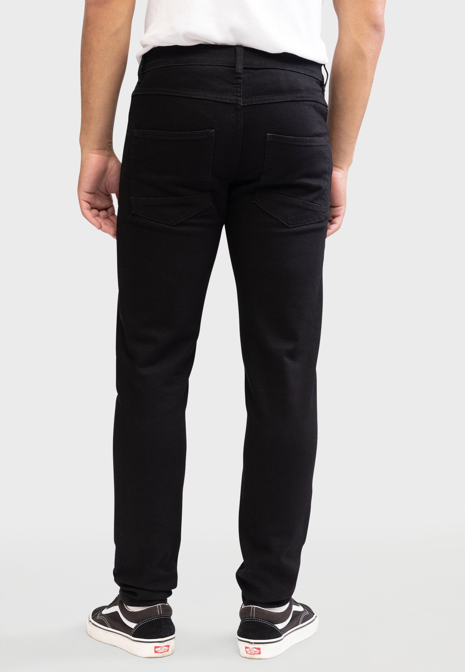 Redefined Rebel COPENHAGEN - Jean coupe skinny - noir profond