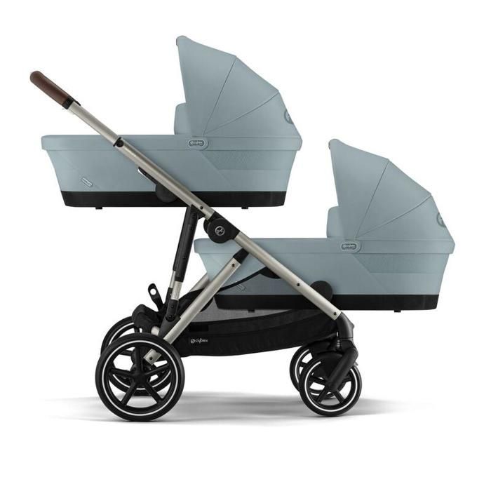 CYBEX - Capazo Gazelle S Dorado Azul Tormenta
