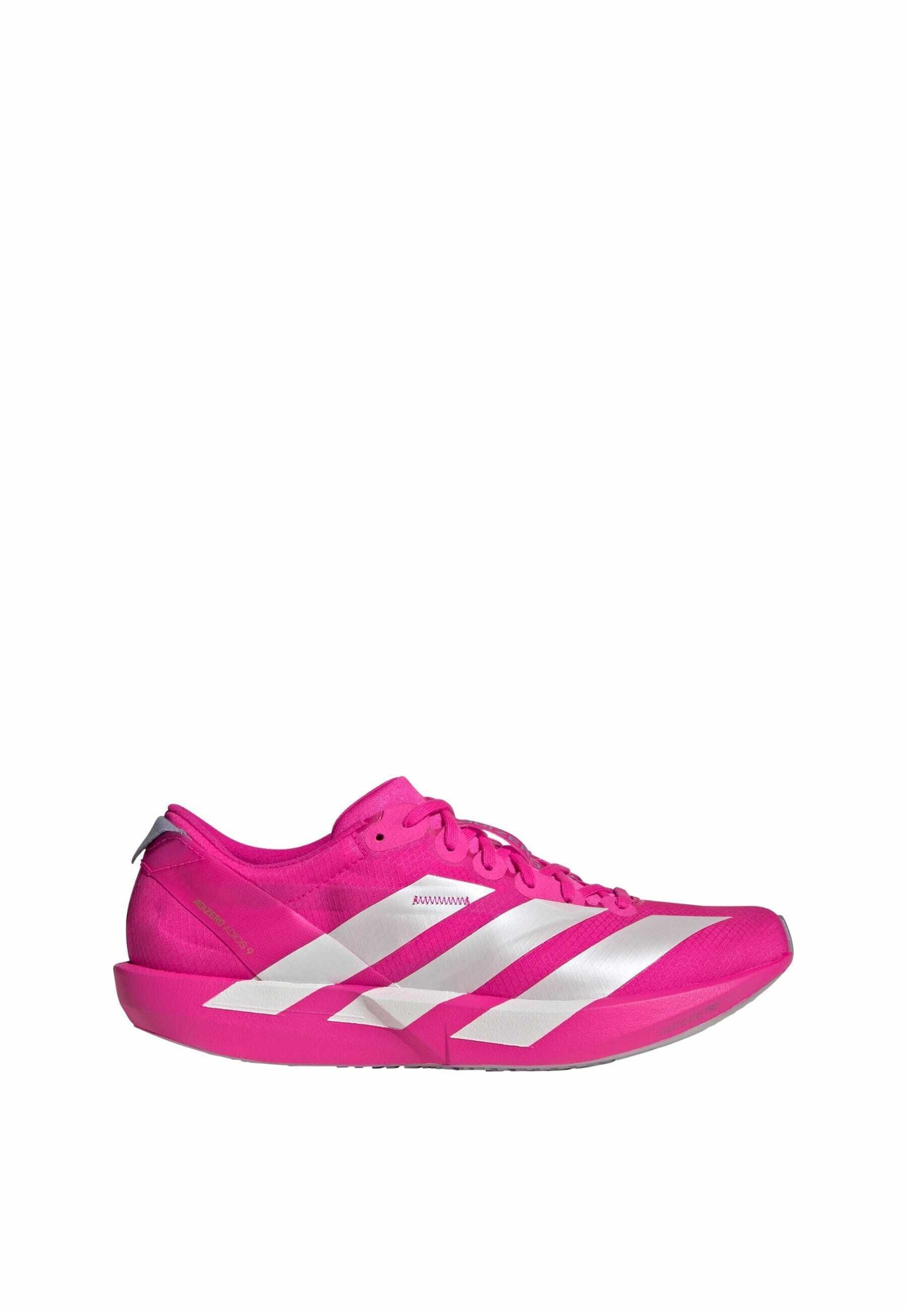 adidas Performance ADIZERO ADIOS 9 - Chaussures de running sur route - rose fuchsia, argent métallisé et violet