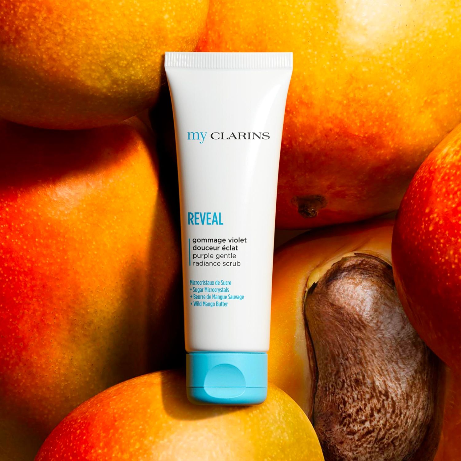 Mano „Clarins Reveal Violet“ šveičiamasis šveitiklis Prabangūs šveičiamieji šveitikliai