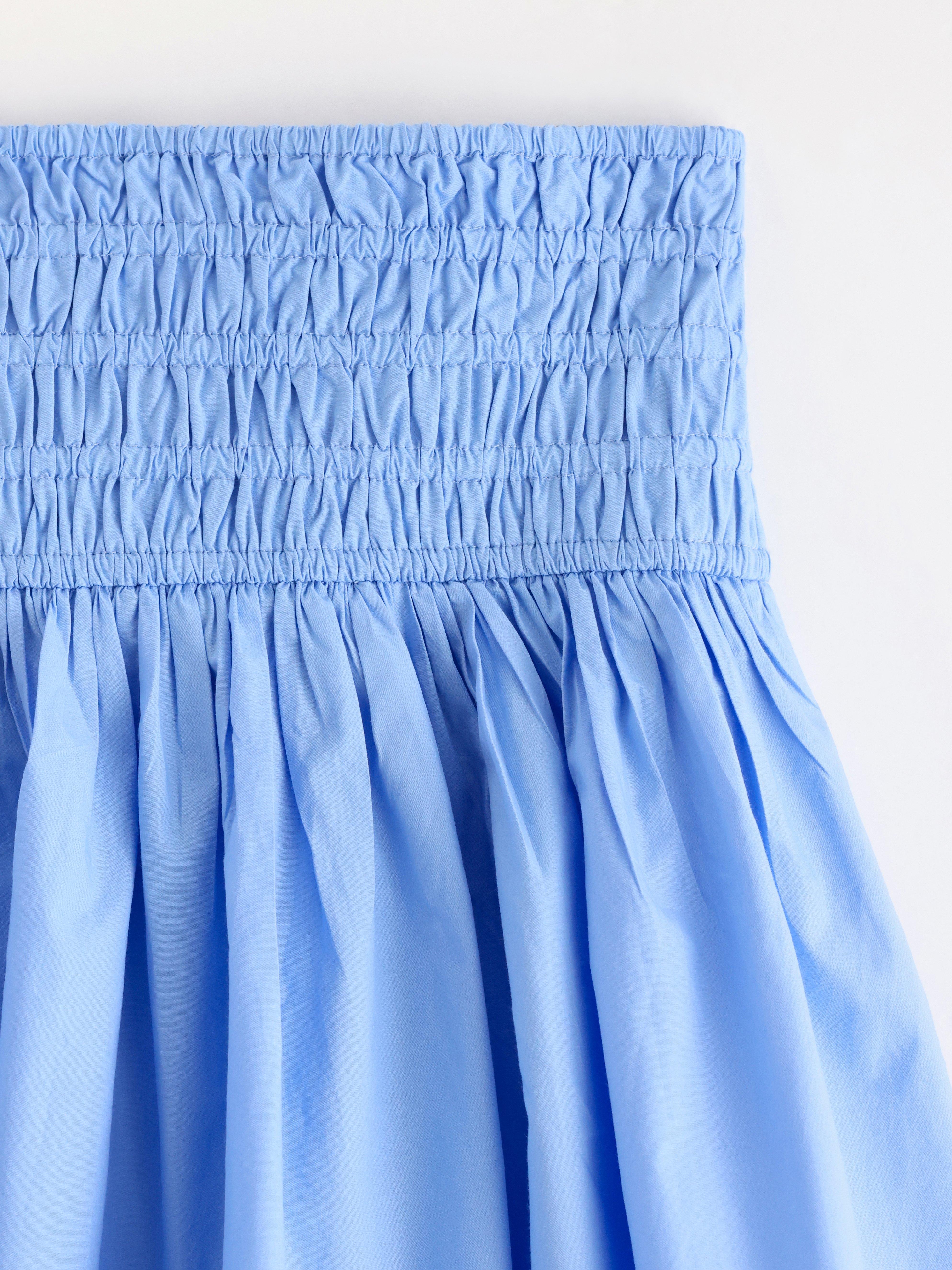 Minifalda azul claro