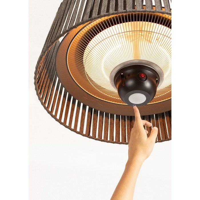 Chauffage suspendu - Create - 1800W - Infrarouge - LED - Télécommande
