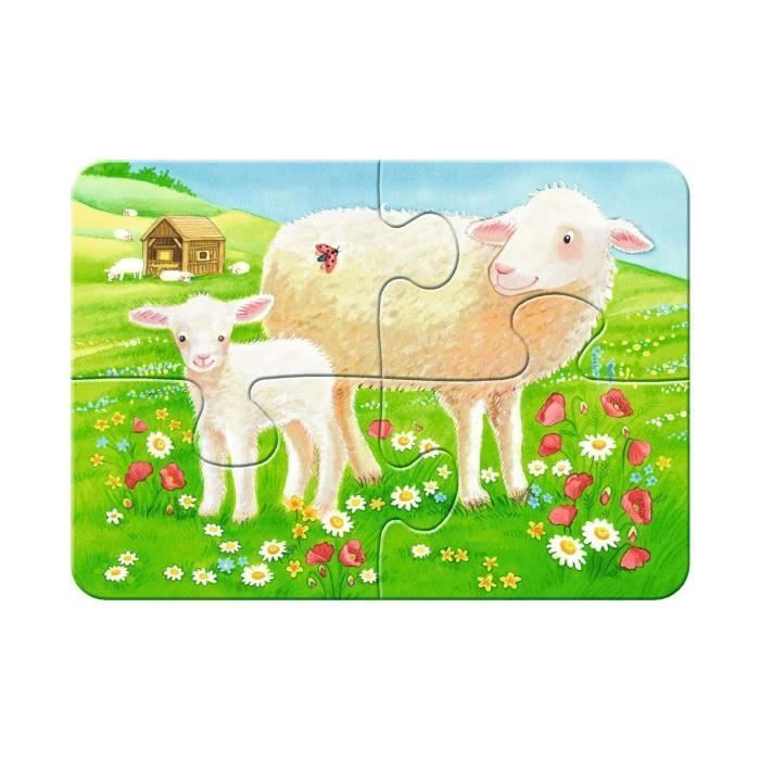 Rompecabezas Ravensburger Nuestros animales favoritos 2+4+6+8p