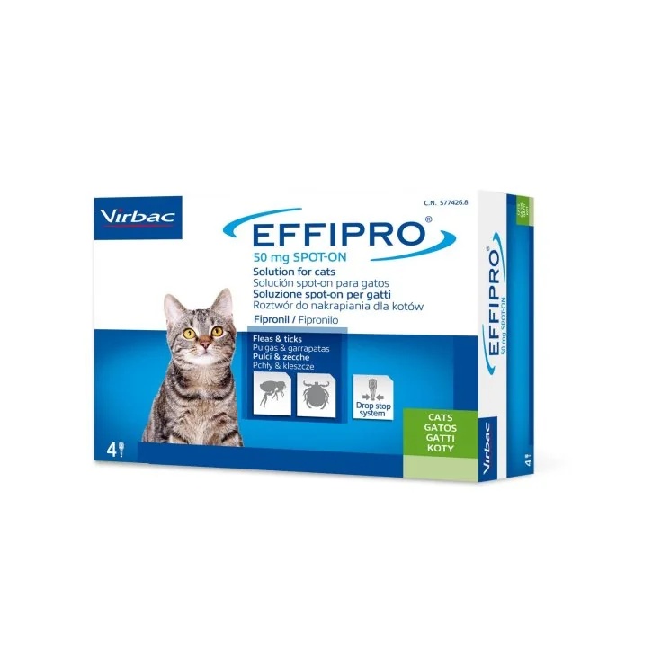 VIRBAC Effipro Spoton Cat 4x0,50ml