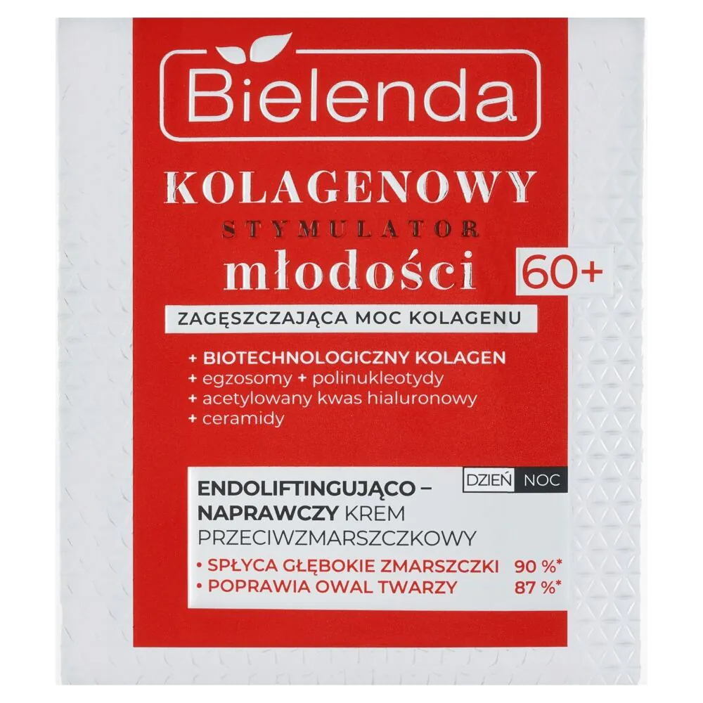 Bielenda Kolagenowy Stymulator Młodości krem endoliftingująco-naprawczy 60+ dzień/noc