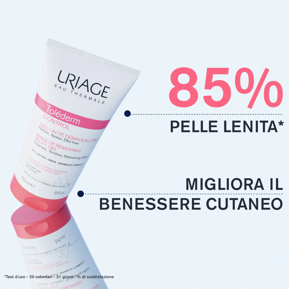 TOLÉDERM CONTROL Toléderm Control Gel Latte Struccante Lenitivo - Latte detergente viso