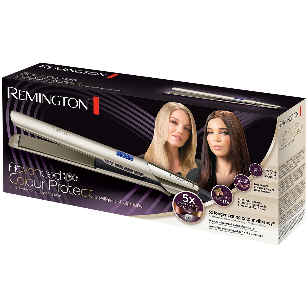 Remington Styling Tools S8605 – Inteligentná žehlička na vlasy s ochranou farby – 1 kus