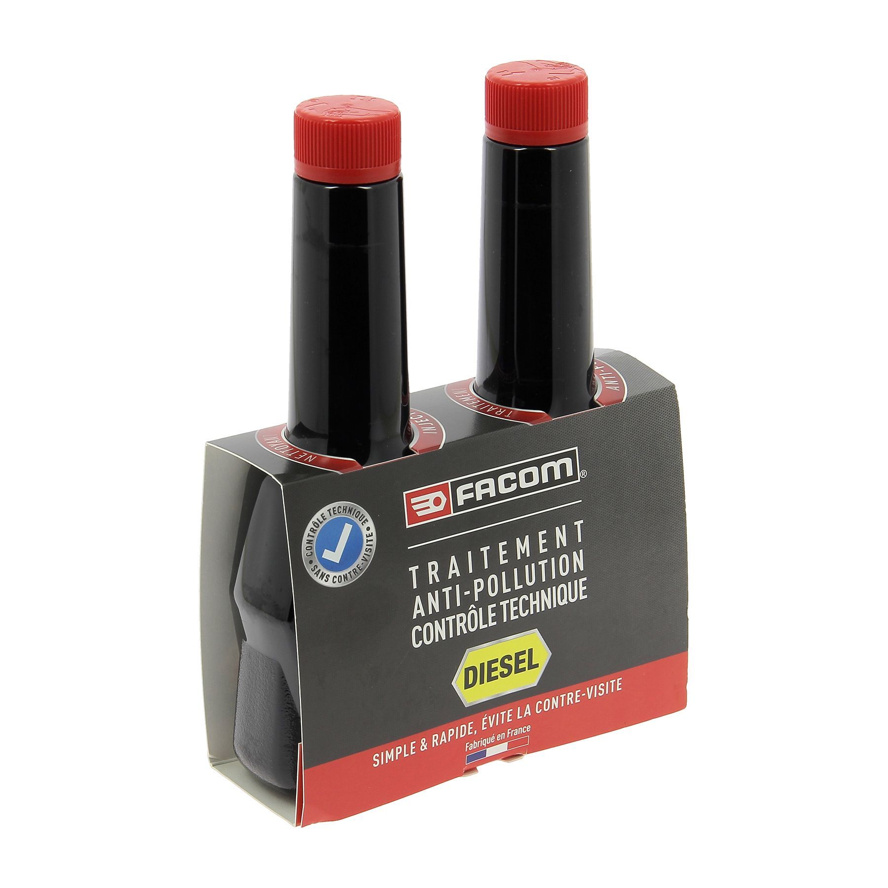 Additivo per kit di revisione motore diesel, 2 x 300 ml - FACOM - Detergente iniettori + trattamento olio