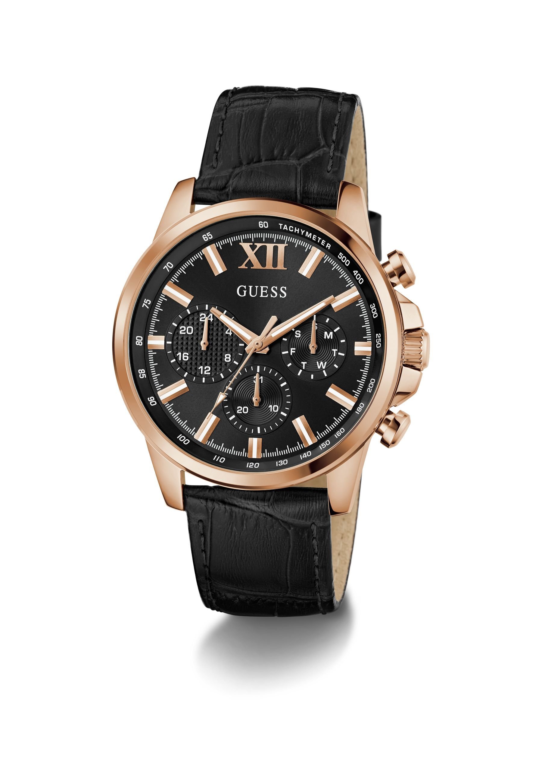 Guess WALKER - Chronograafhorloge - zwart