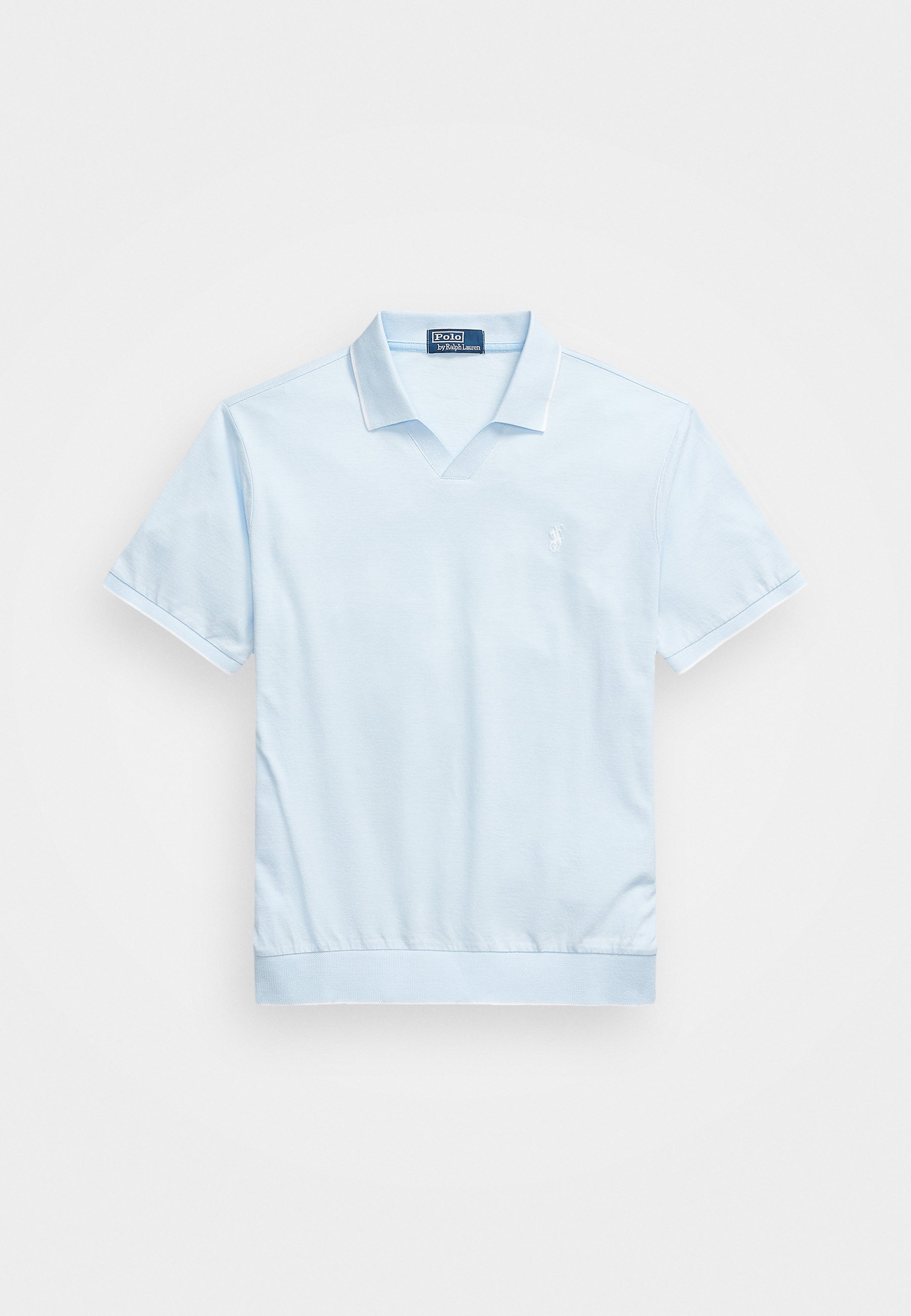 Polo Ralph Lauren JACQUARD POLO SHIRT - Polo shirt - blu ufficio/bianco