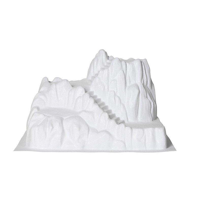 Bergmotief (20x30 cm) voor een kerstdorp