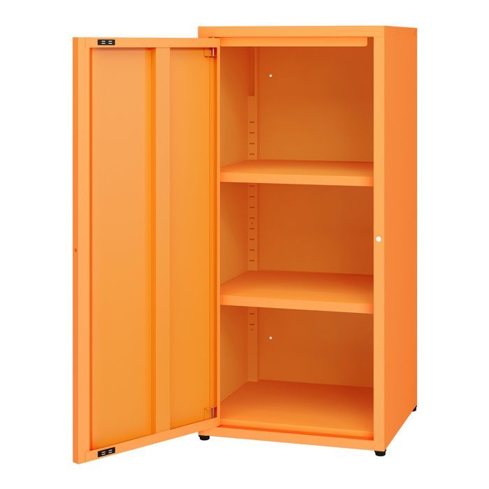 Armoire métallique Burlöv acier 88 x 40 x 35 cm orange