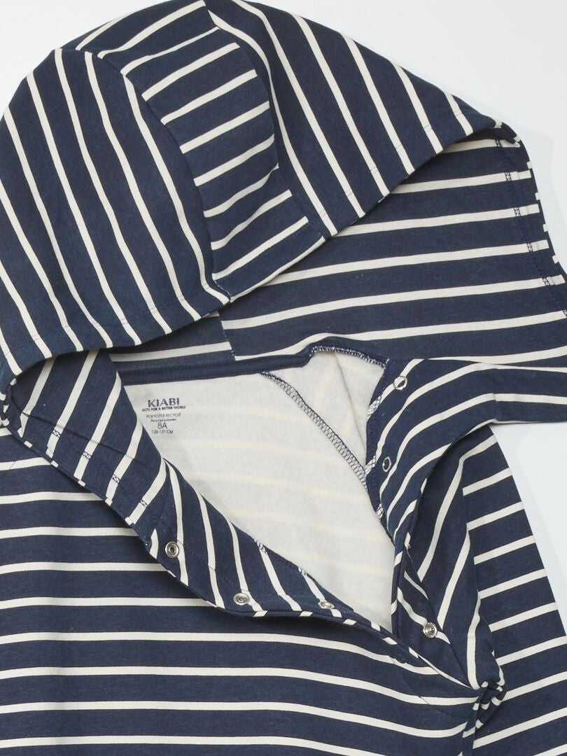 Fleece hoodie - Comfortabel om te dragen - Blauw
