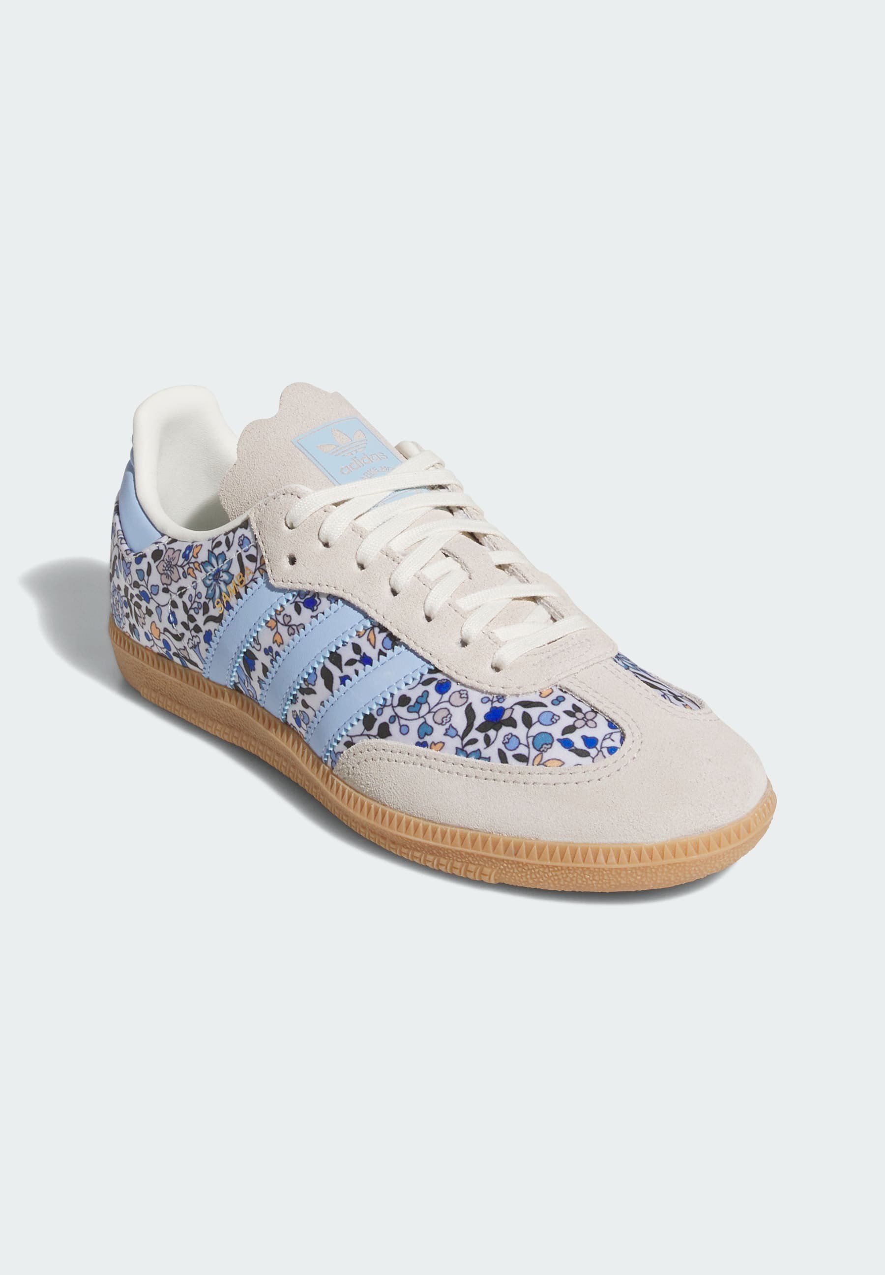 adidas Originals SAMBA OG LIBERTY LONDON - Sneakers - blauw off-white gum